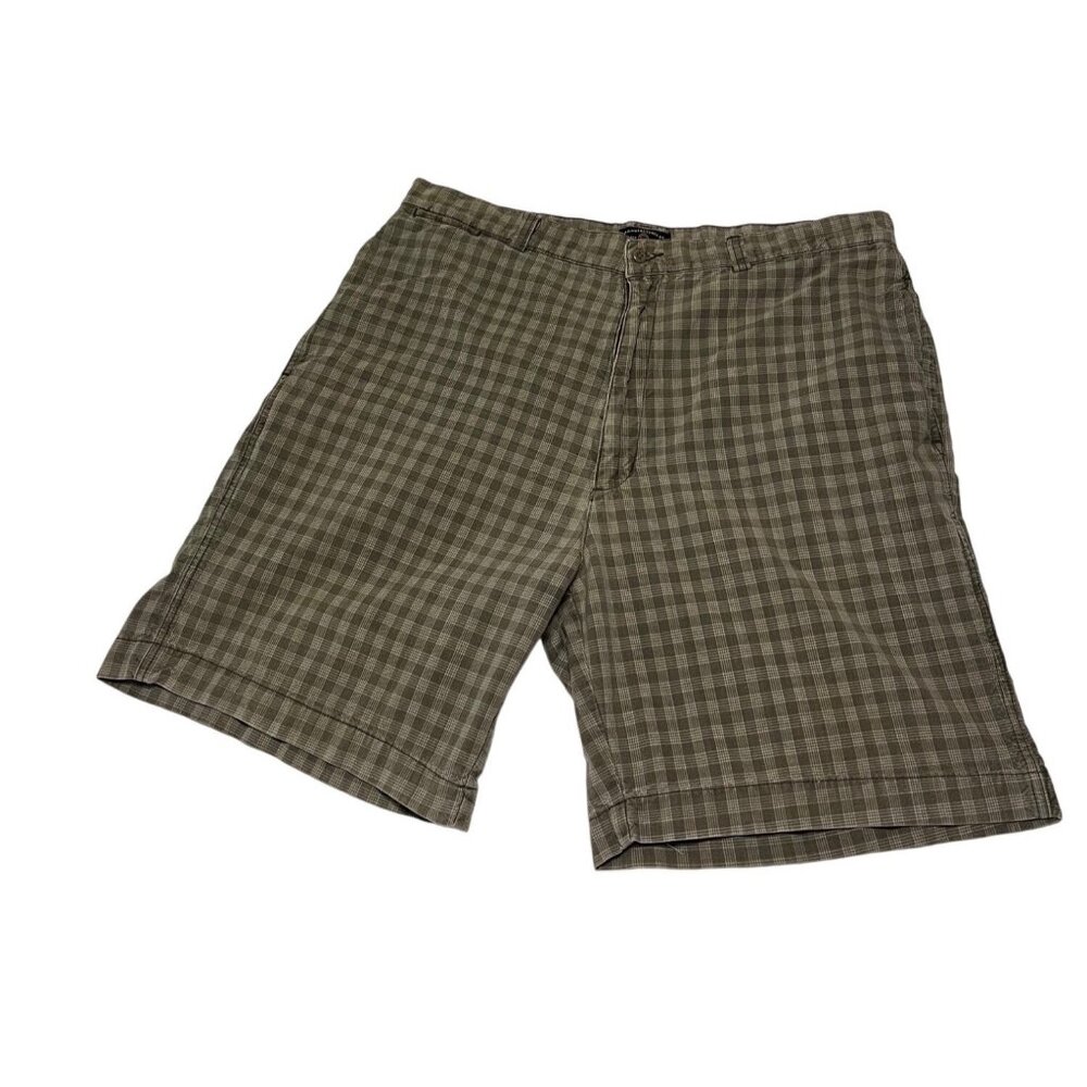 Men’s American Eagle Plaid Cotton Shorts Size 38 Classic Fit